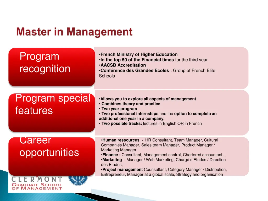 program recognition