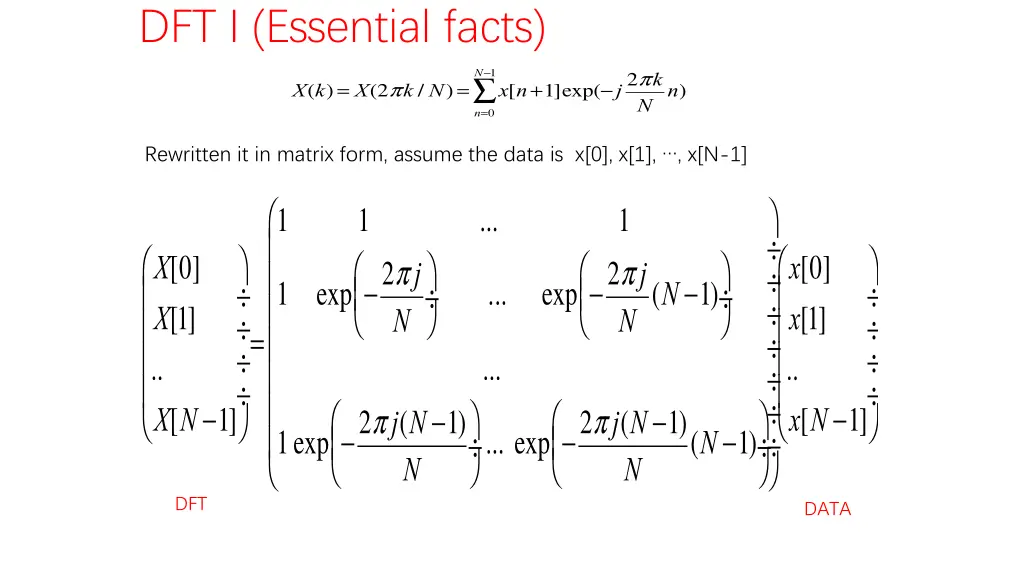 dft i essential facts