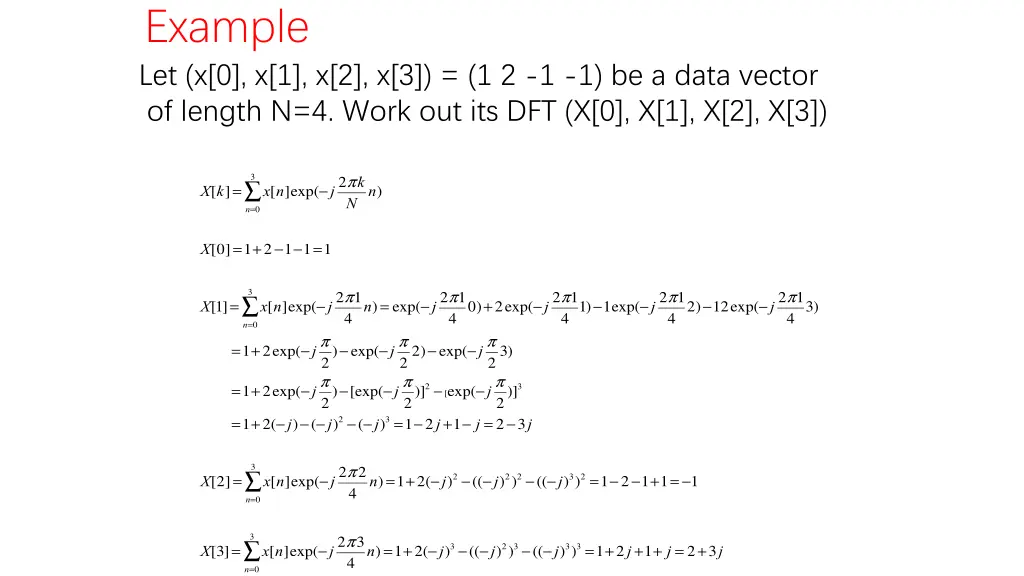 example let x 0 x 1 x 2 x 3 1 2 1 1 be a data