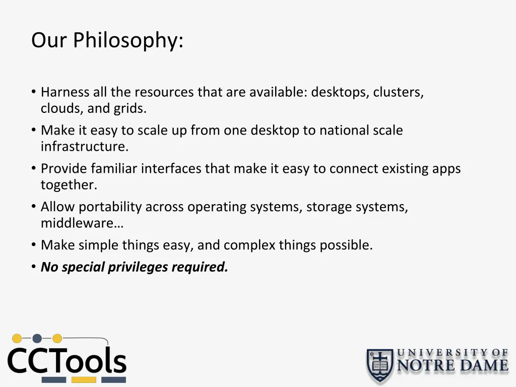 our philosophy
