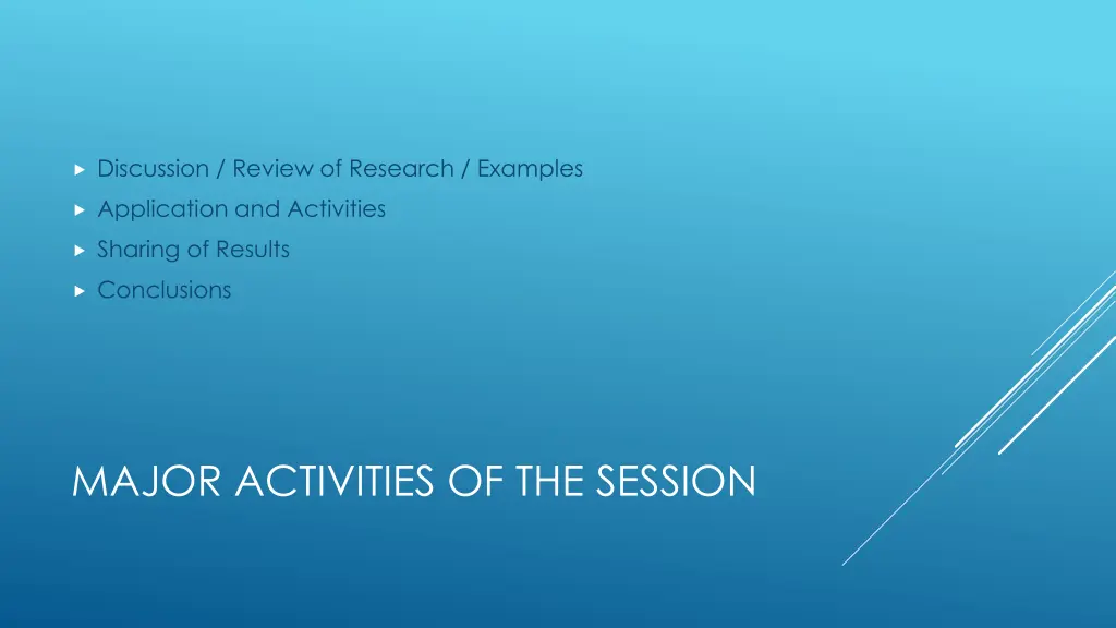 discussion review of research examples