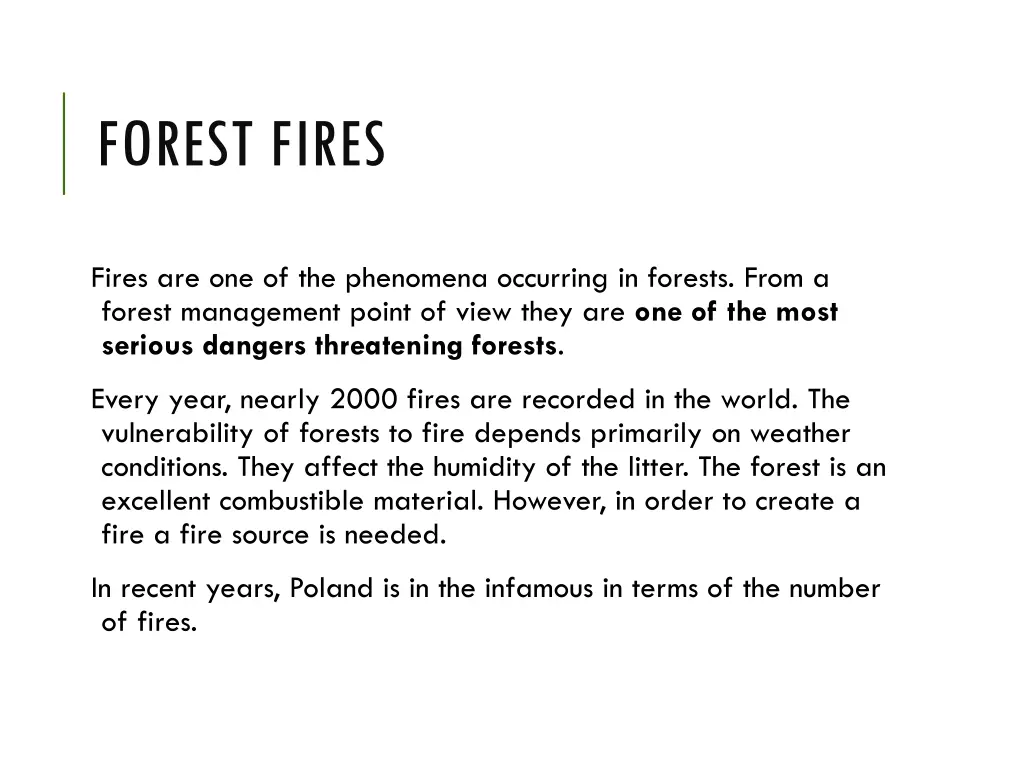 forest fires