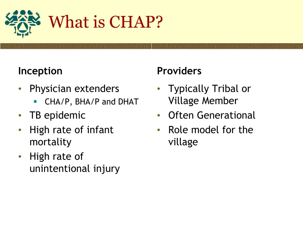 what is chap