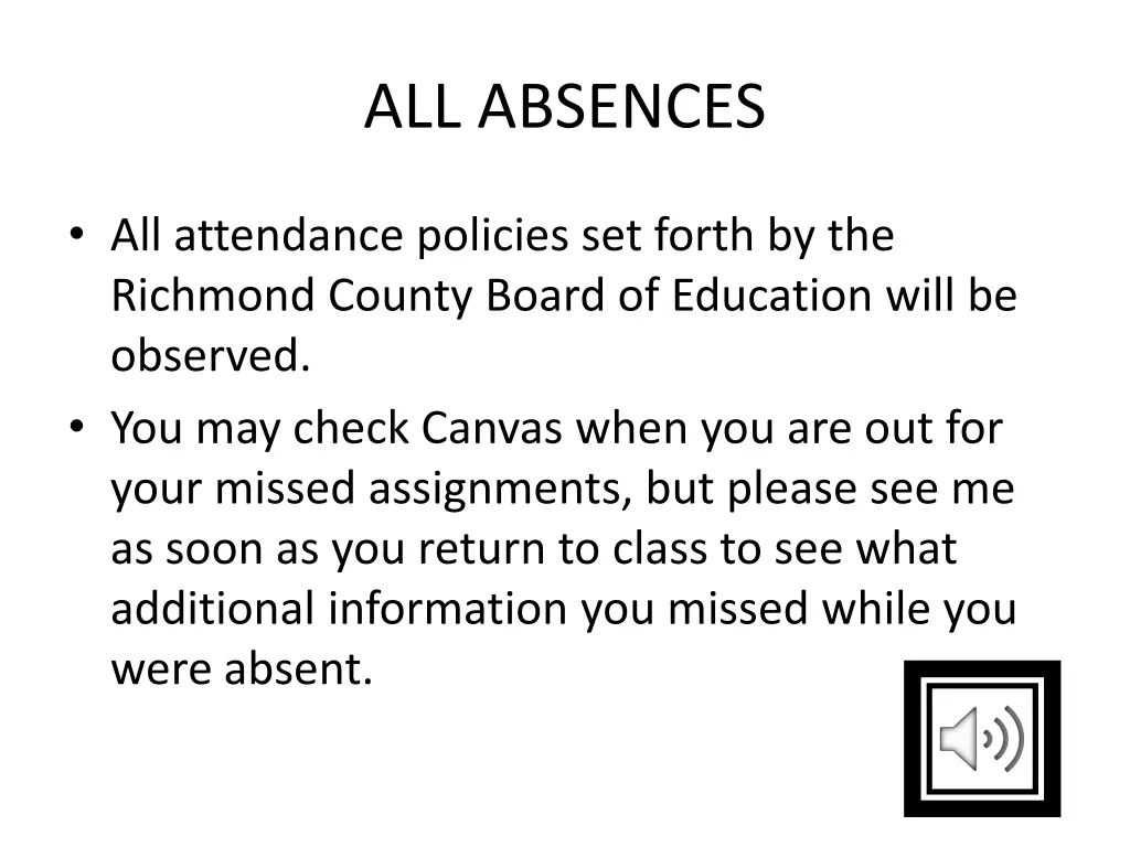 all absences