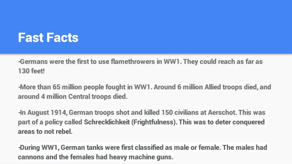 fast facts