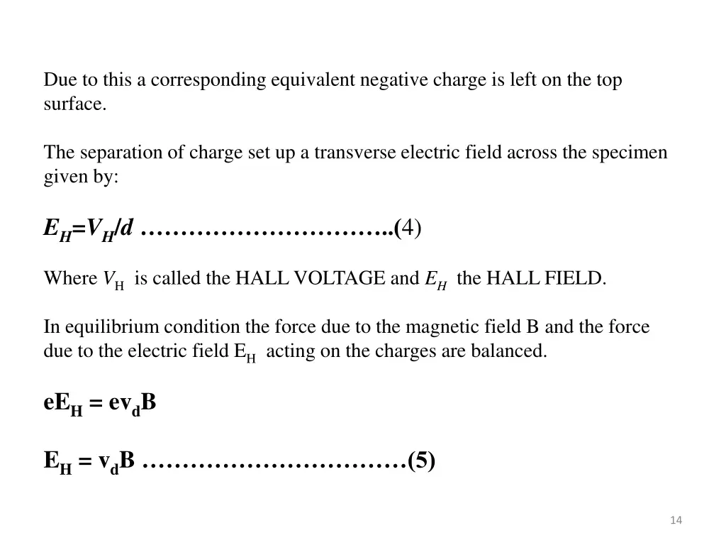 due to this a corresponding equivalent negative
