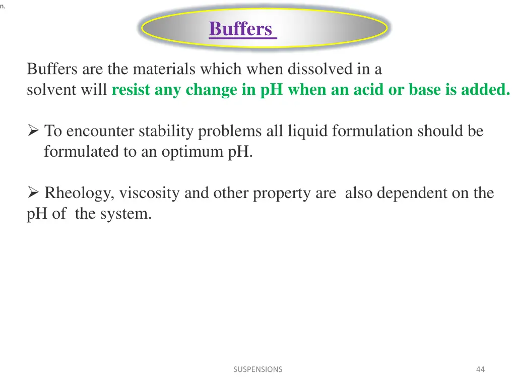 buffers