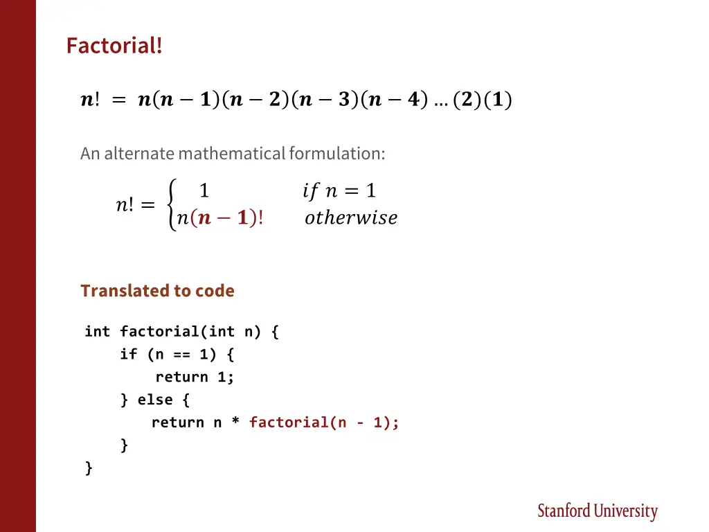 factorial 1