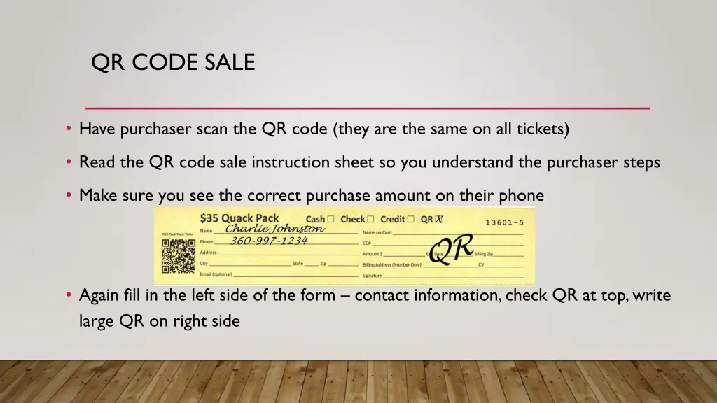qr code sale