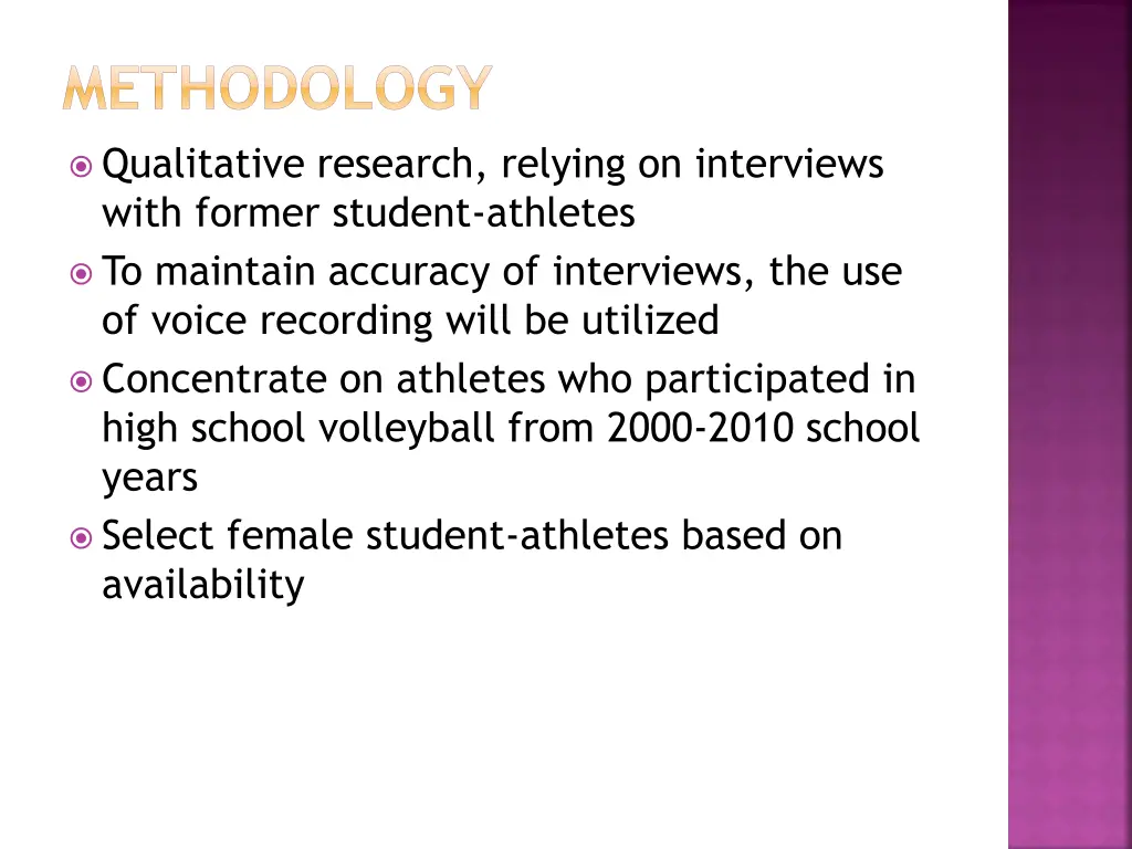 methodology