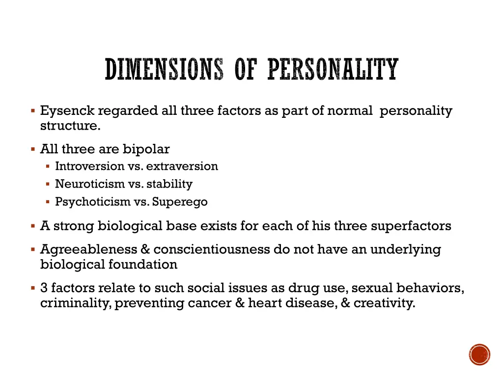 dimensions of personality 4