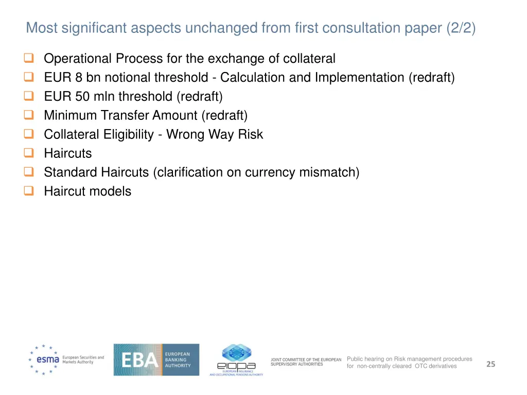most significant aspects unchanged from first 1