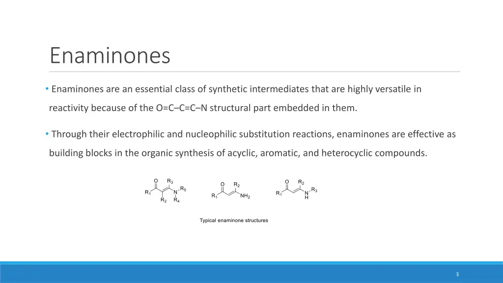 enaminones