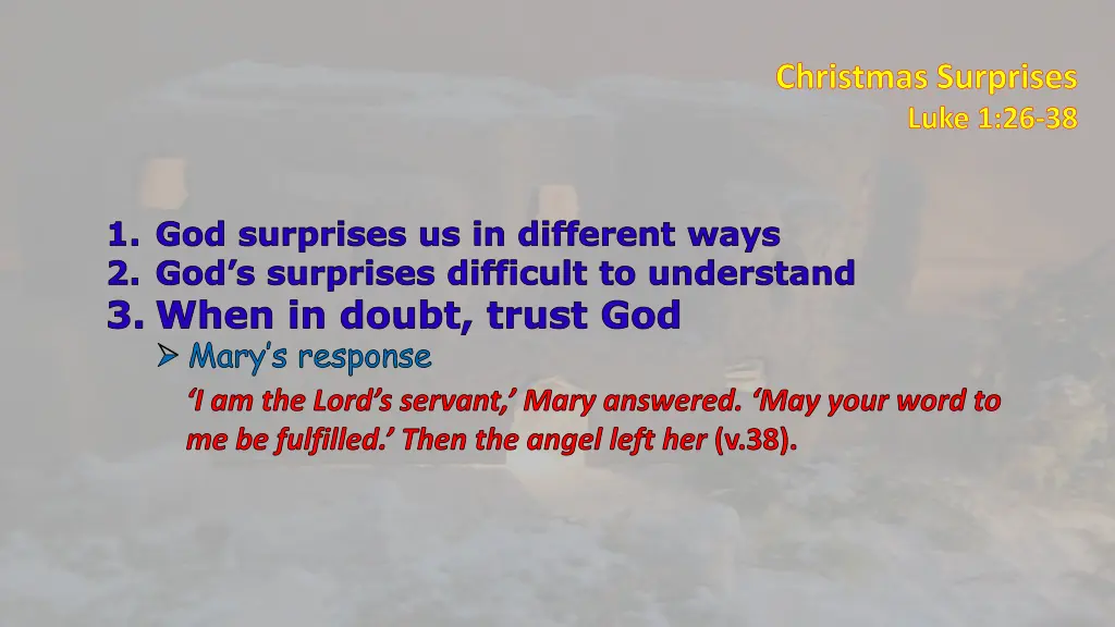 christmas surprises luke 1 26 38 10