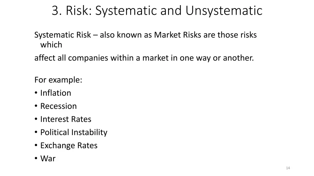 3 risk systematic and unsystematic 1