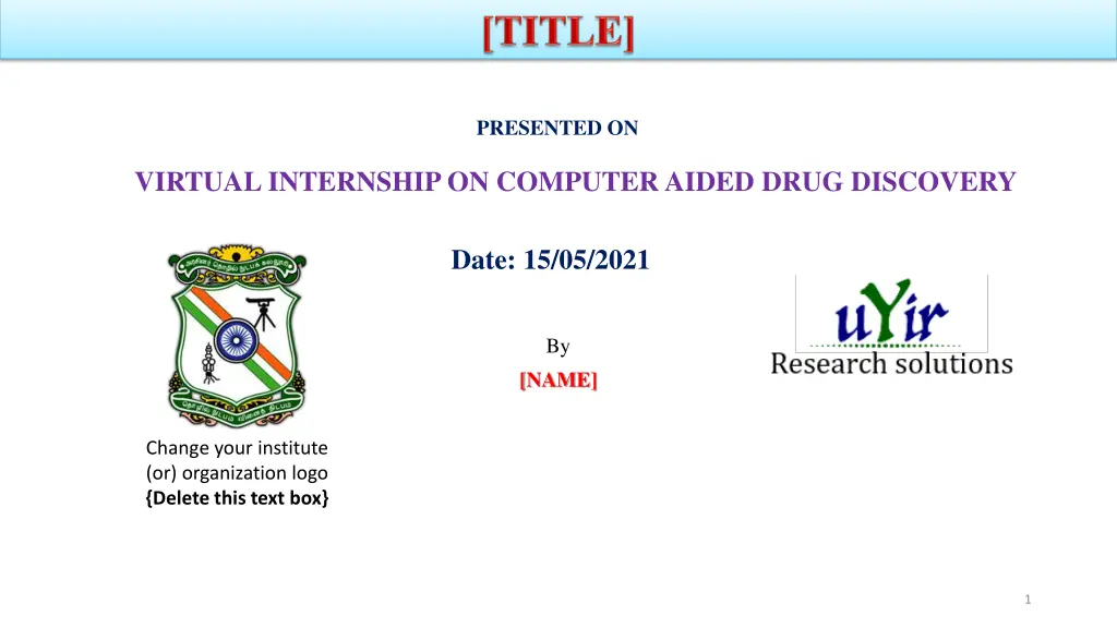 presented on