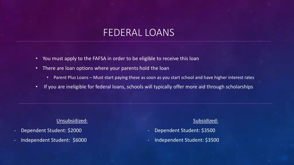 federal loans 1