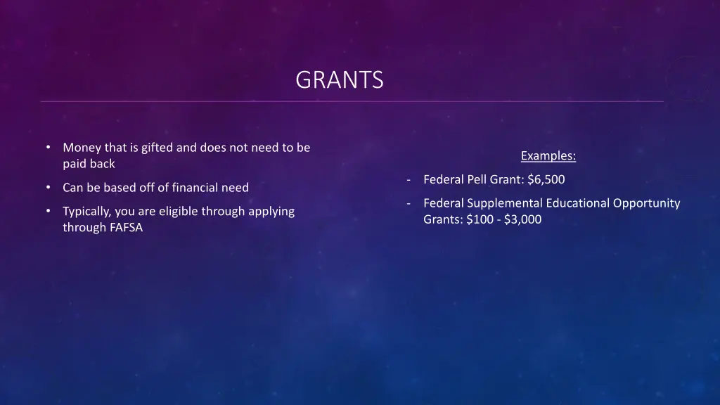grants