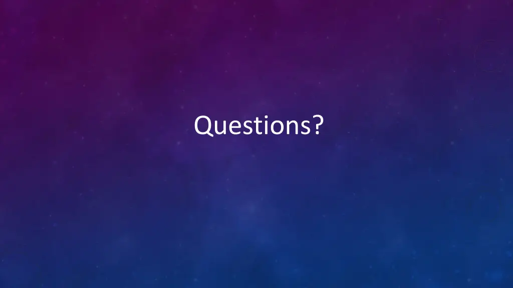 questions