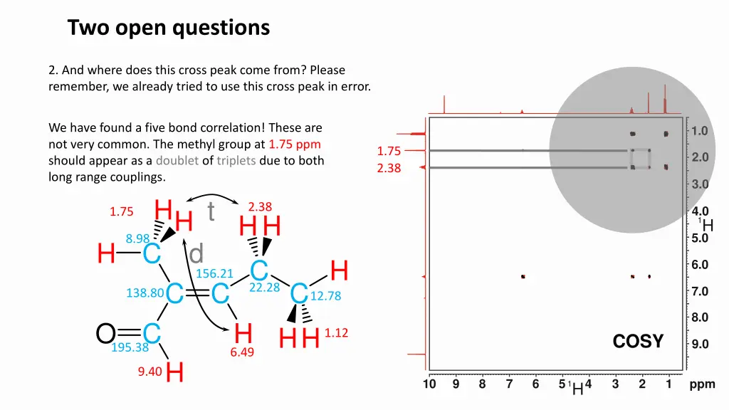 two open questions 1