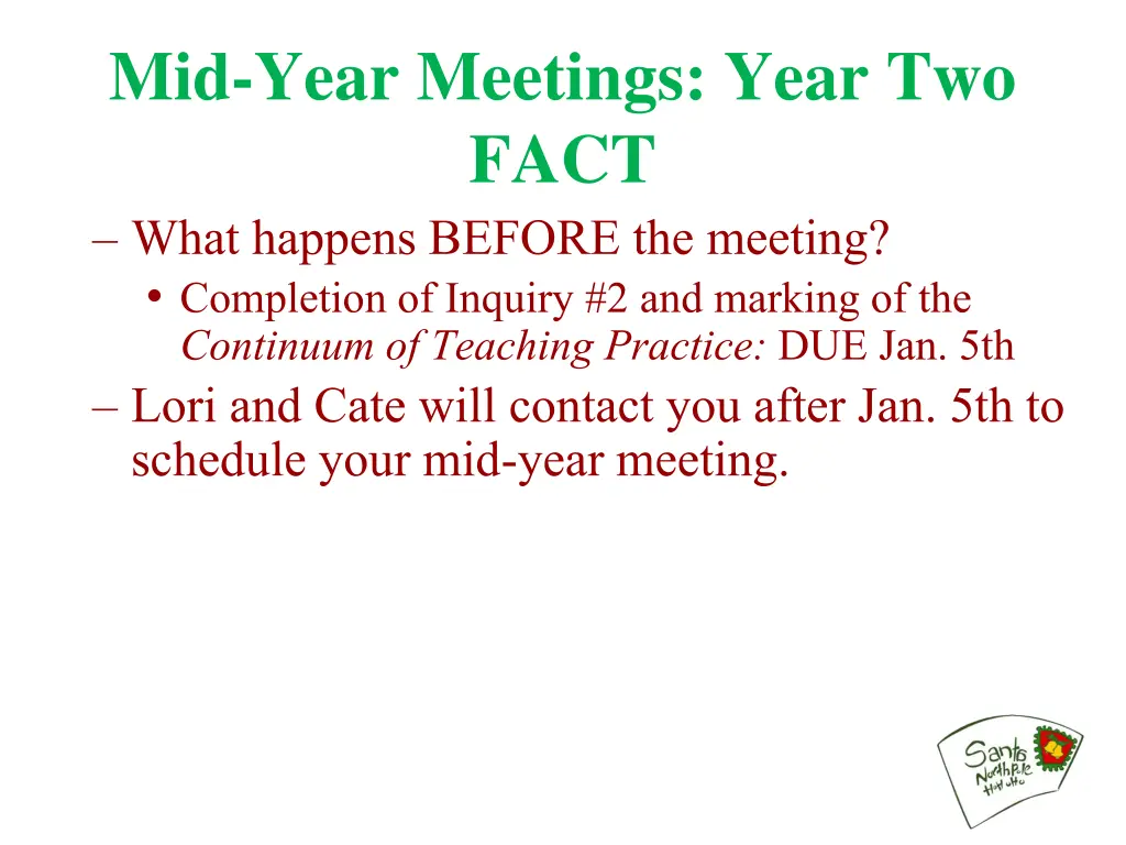 mid year meetings year two fact what happens