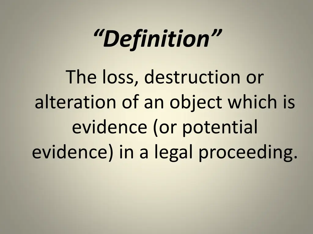 definition