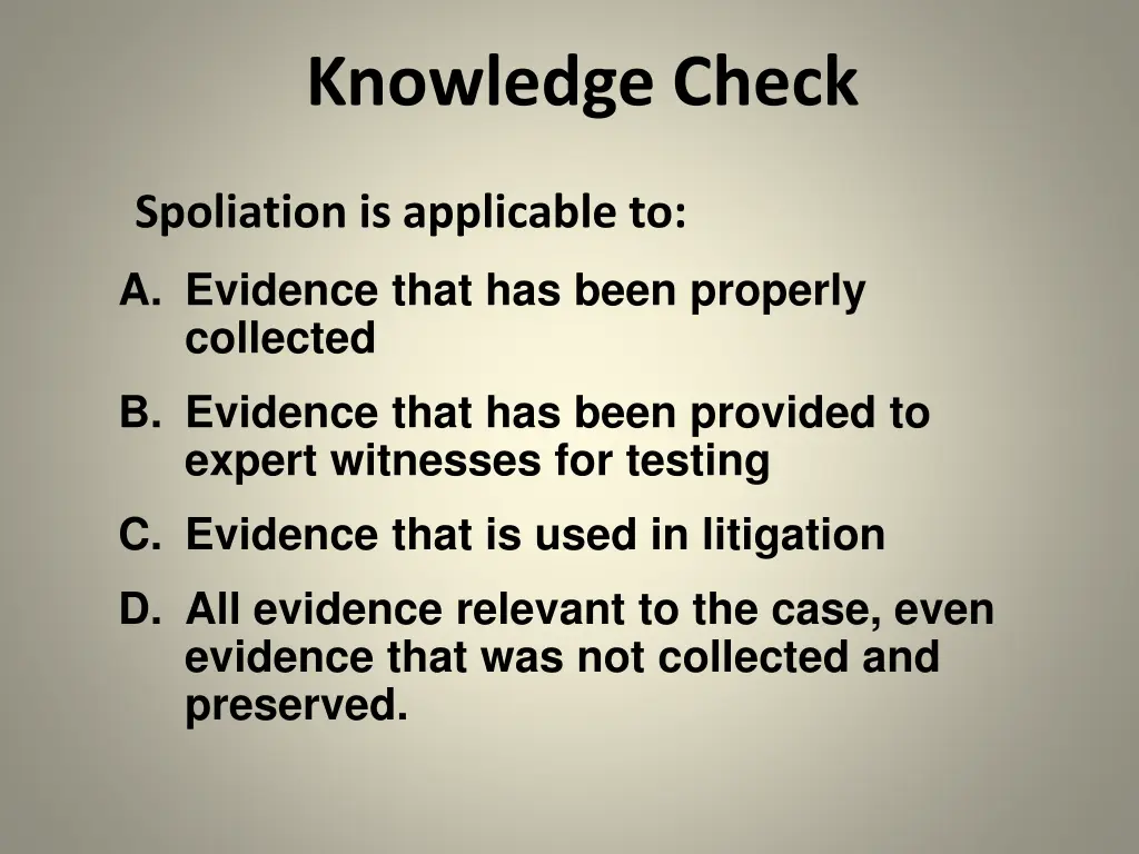 knowledge check 1