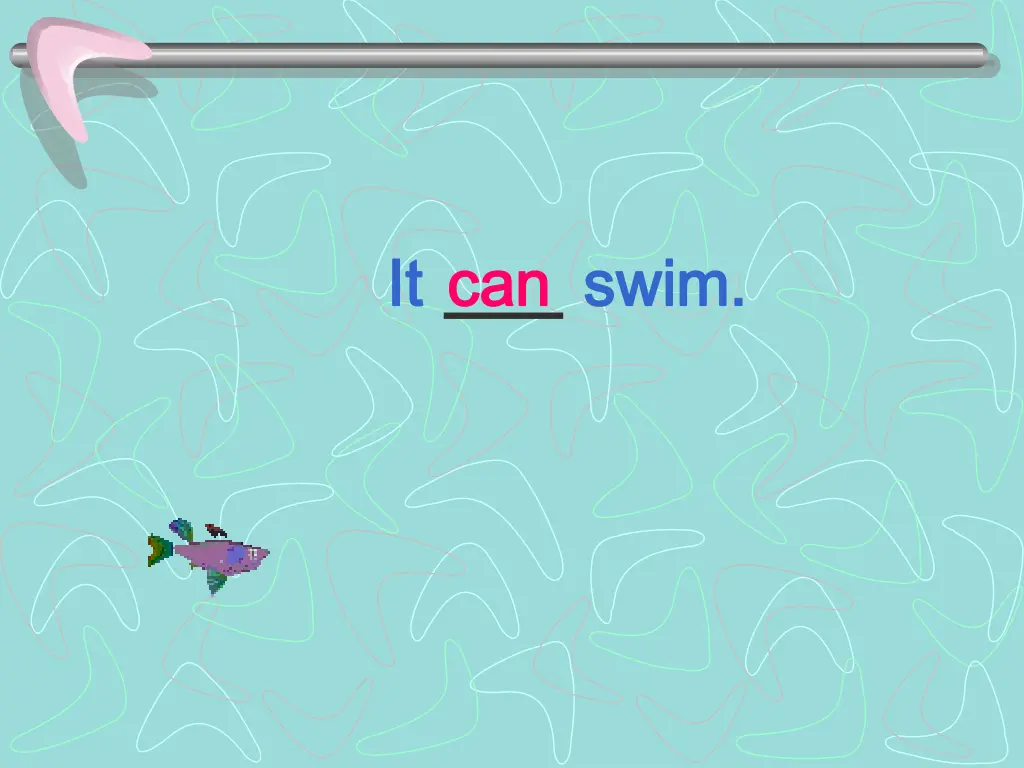 it it can can swim