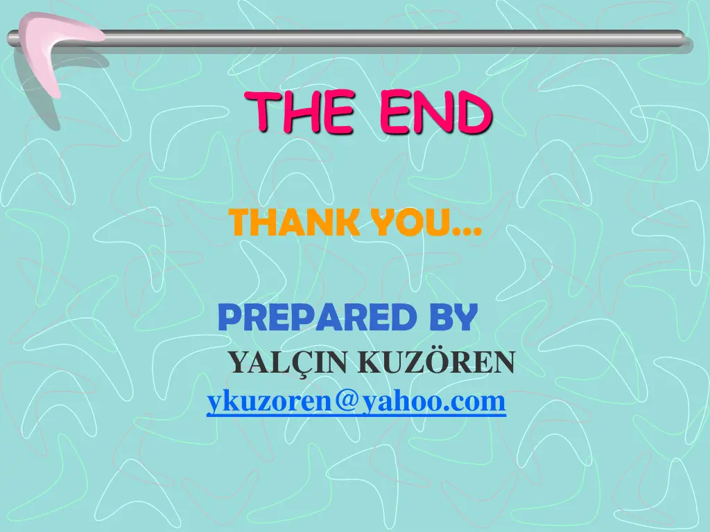 the end