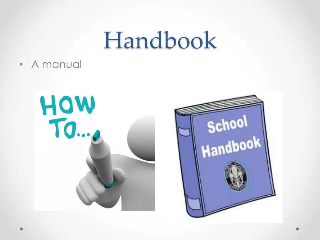 handbook