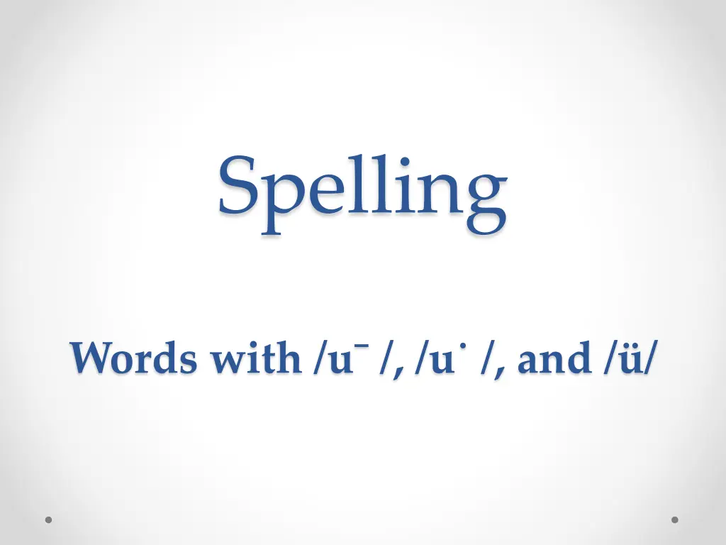 spelling