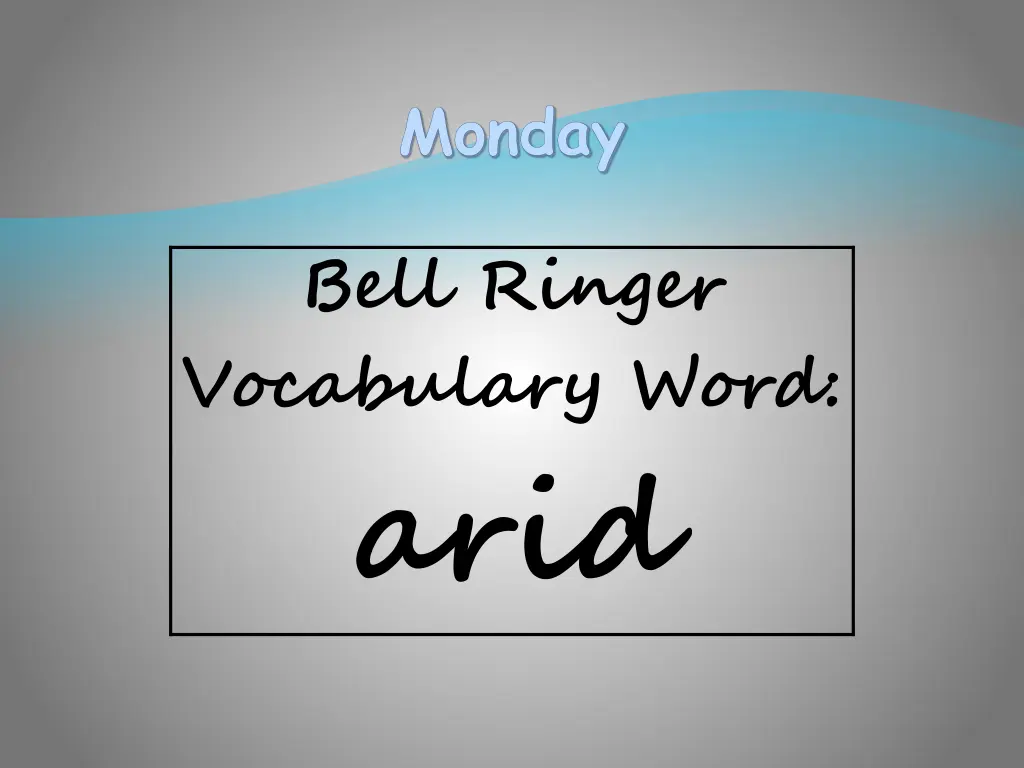 monday