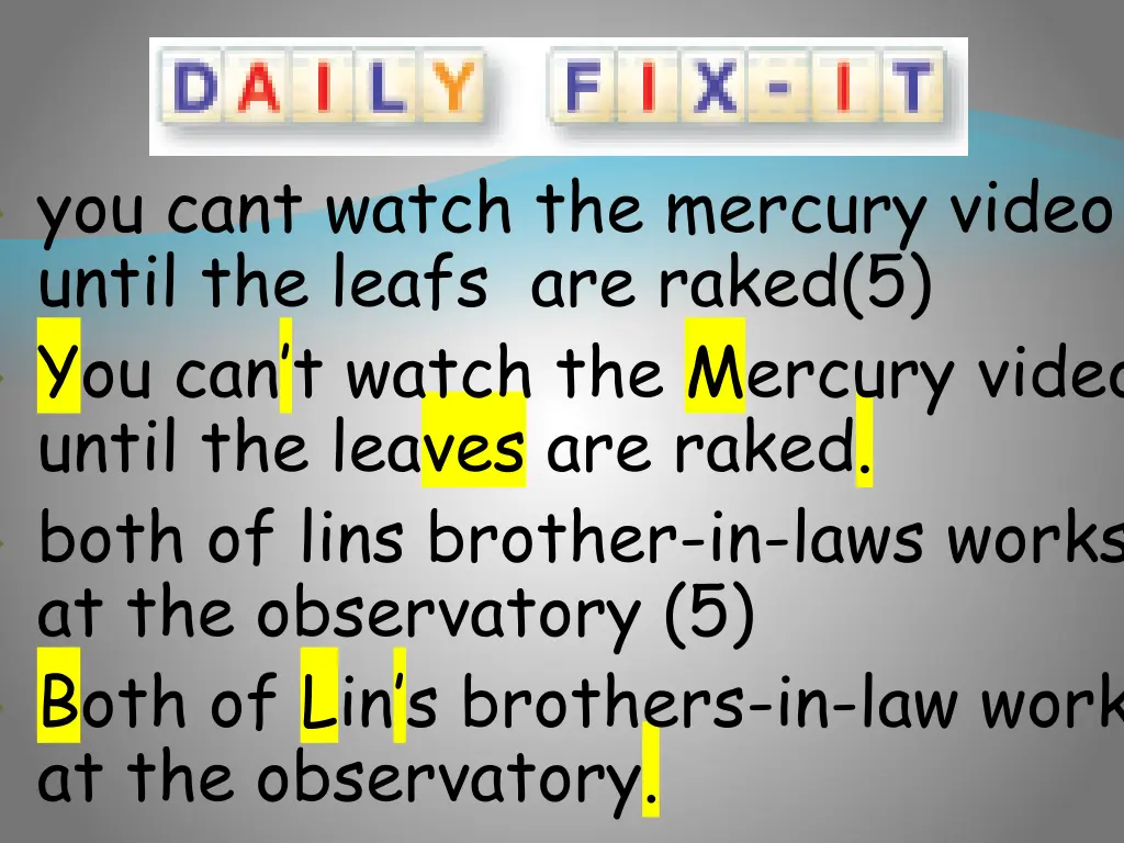 you cant watch the mercury video until the leafs