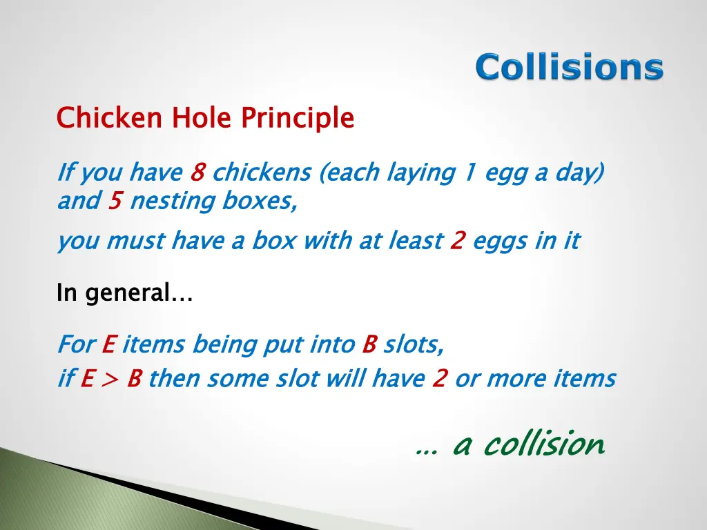 chicken hole principle