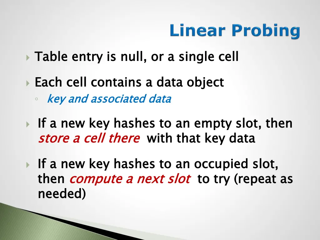 table entry is null or a single cell
