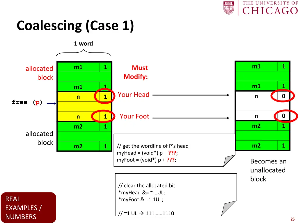 coalescing case 1
