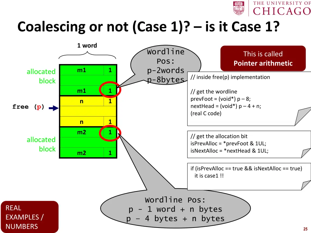 coalescing or not case 1 is it case 1