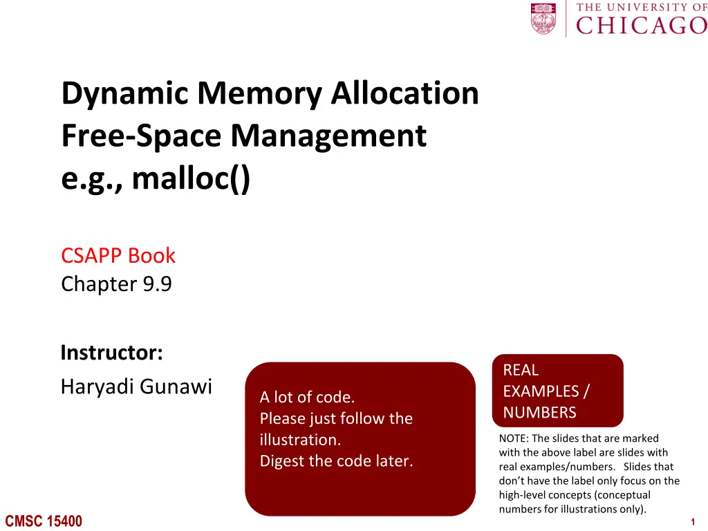 dynamic memory allocation free space management