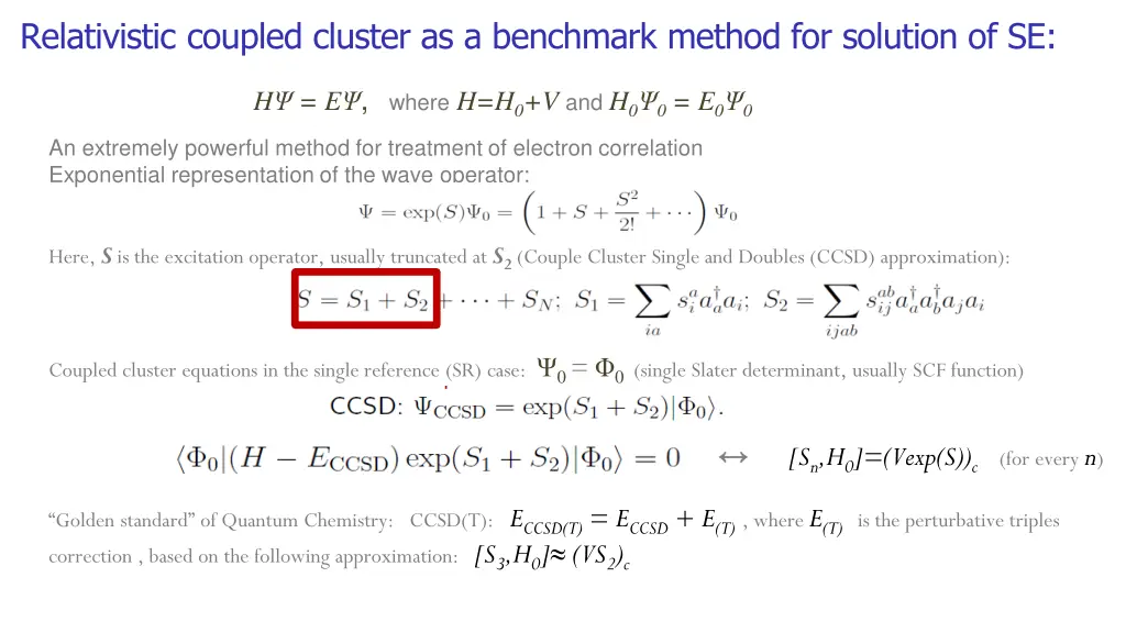 relativistic coupled cluster as a benchmark