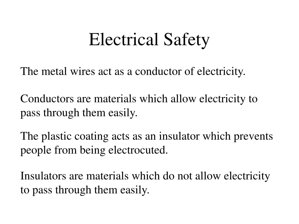 electrical safety 1