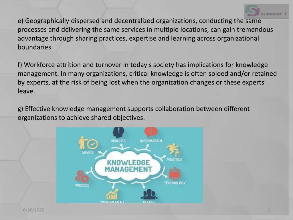 e geographically dispersed and decentralized