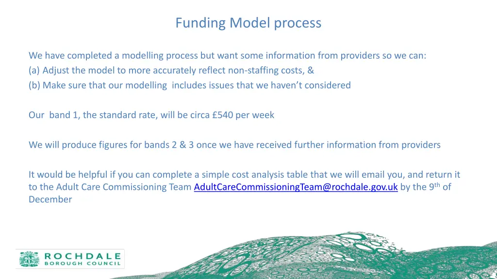 funding model process