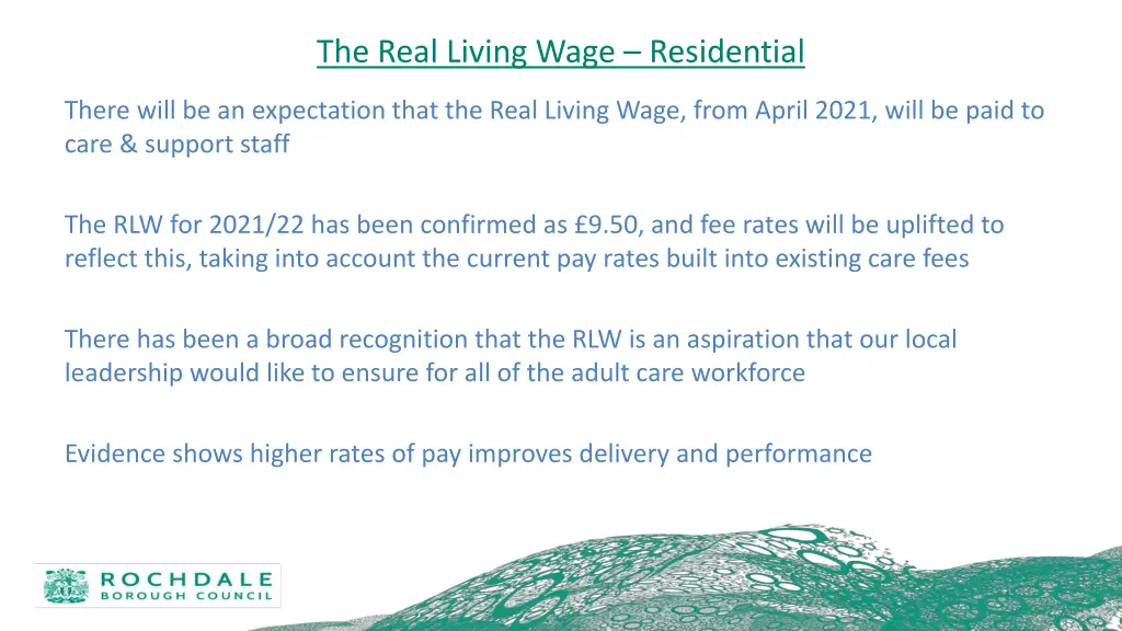 the real living wage residential