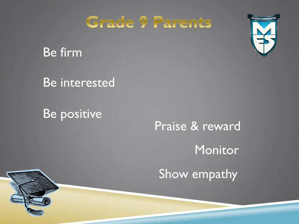grade 9 parents