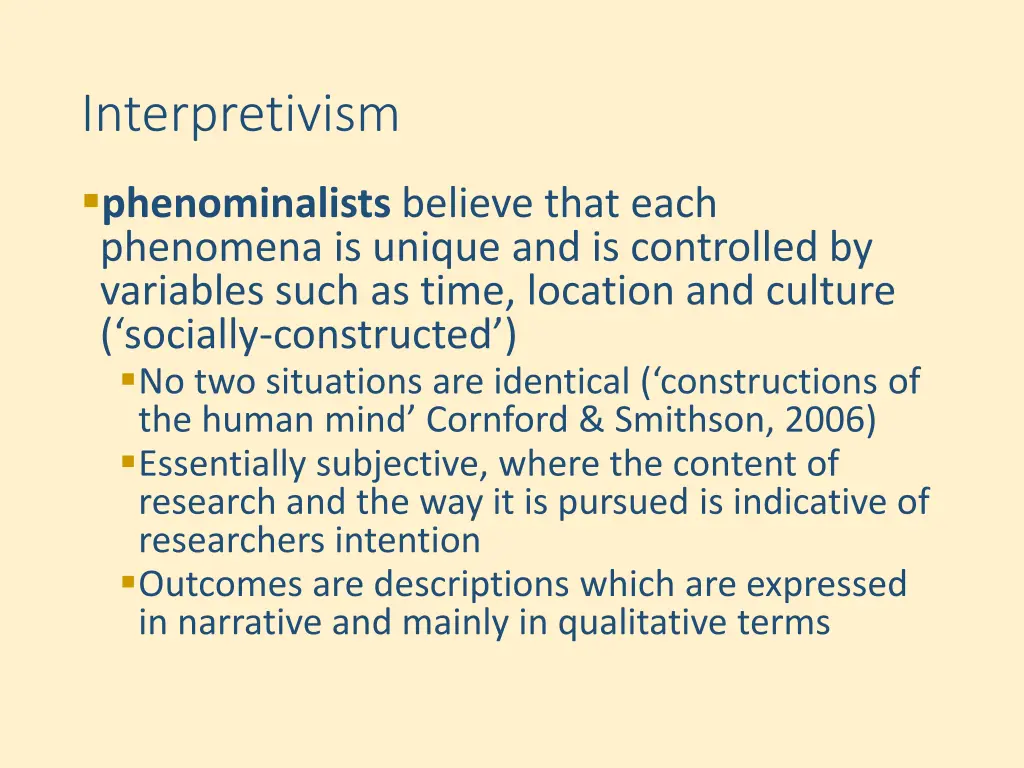 interpretivism