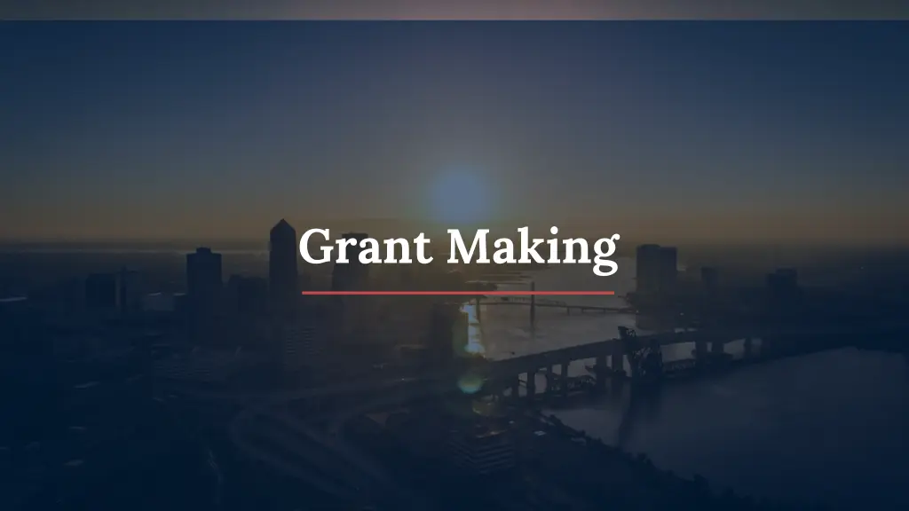 grant making