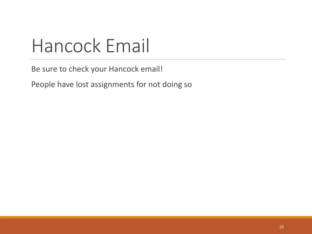 hancock email