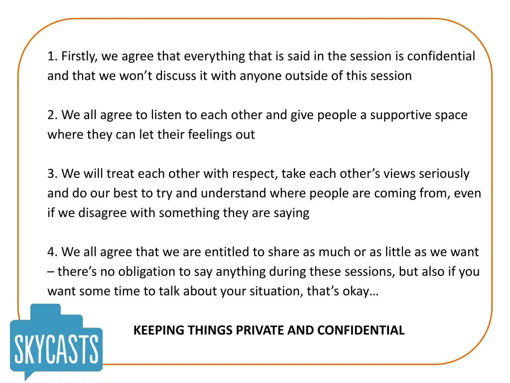 1 firstly we agree that everything that is said