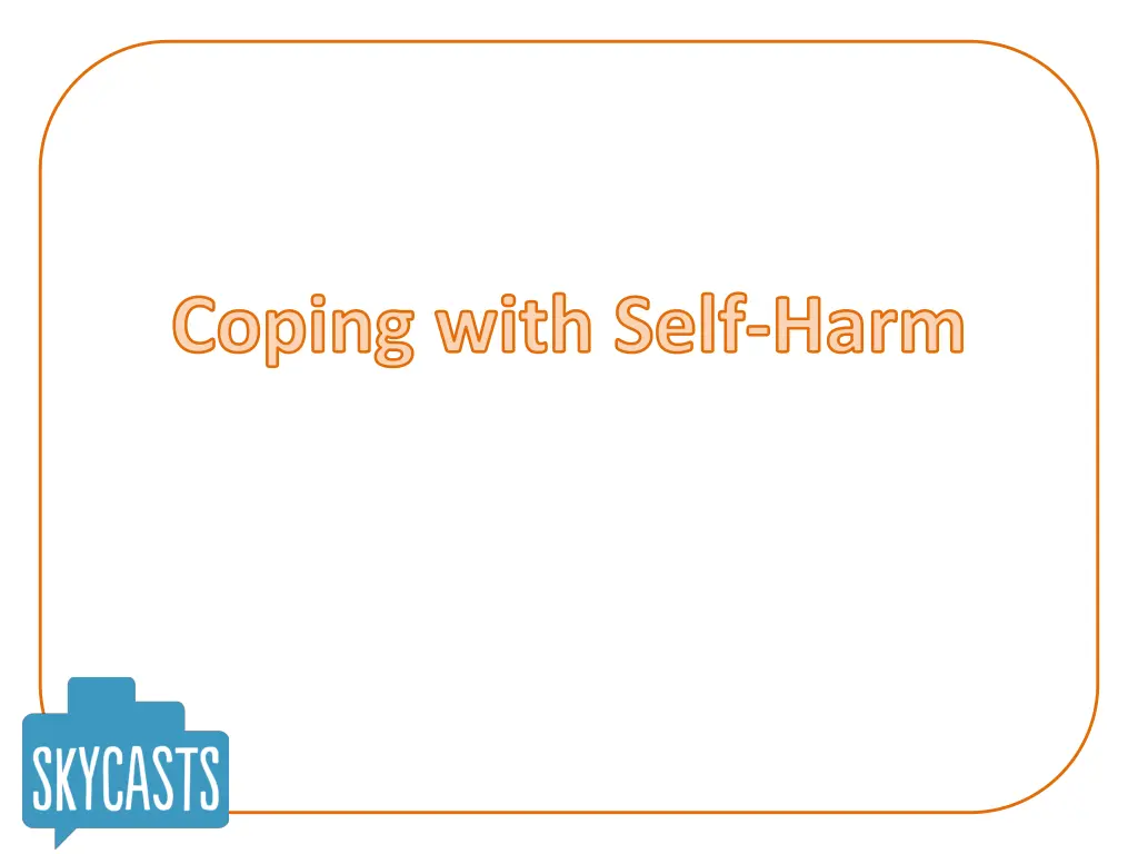 coping with self harm