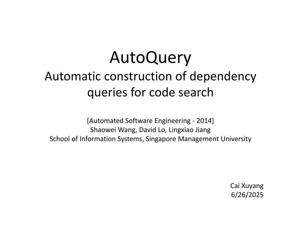 autoquery
